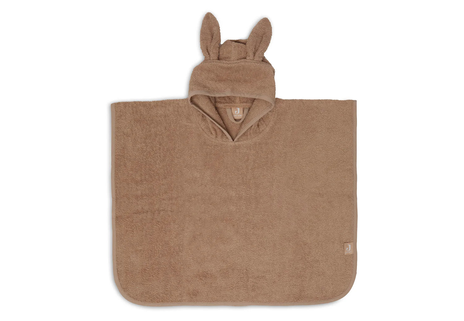 Jollein badponcho met naam en oortjes geborduurd