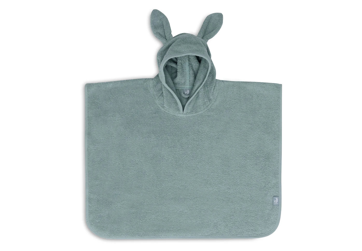 Jollein badponcho met naam en oortjes geborduurd