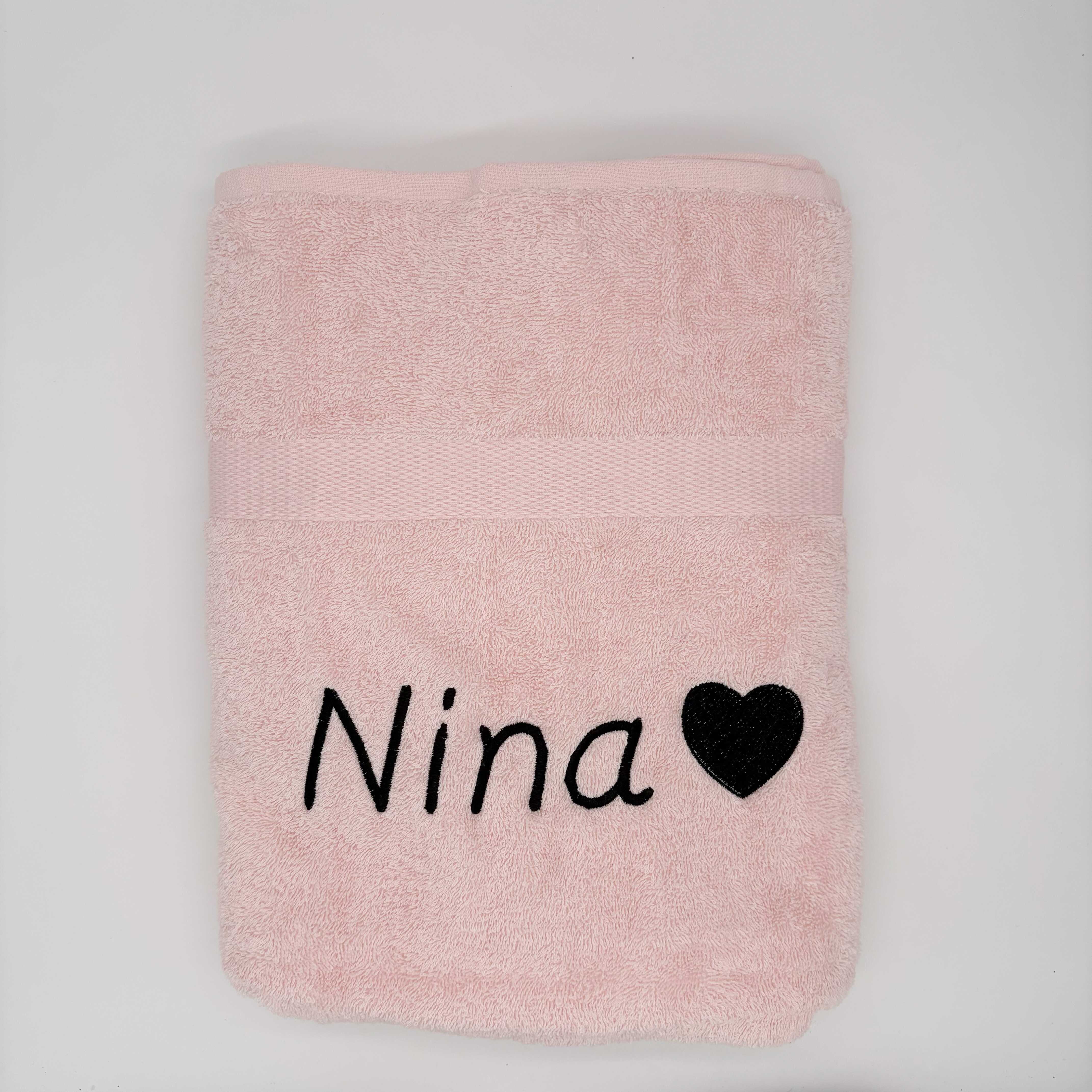 Badhanddoek met naam – 70x140 cm