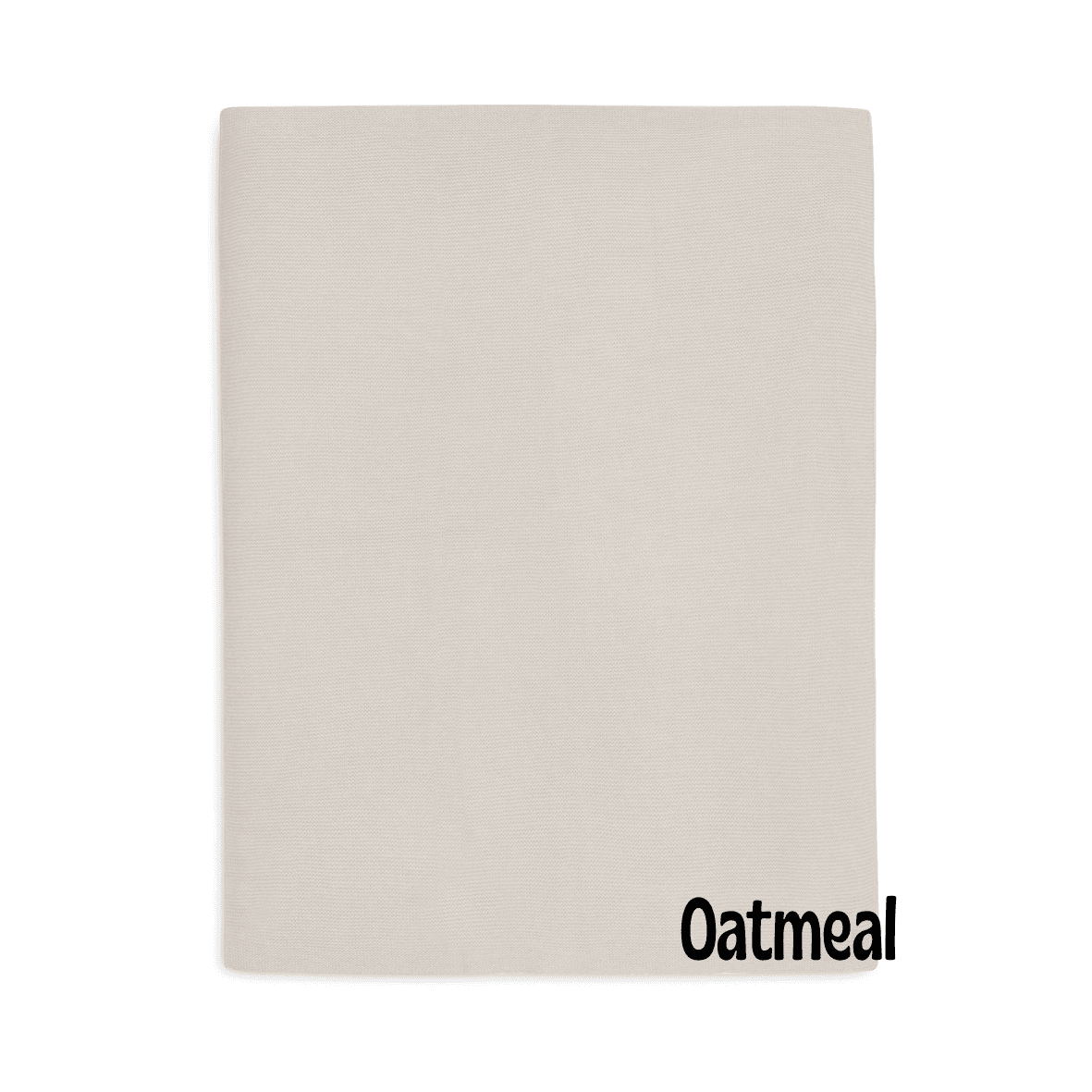 Wiegdeken met naam 70×100 cm – Jollein Basic Knit