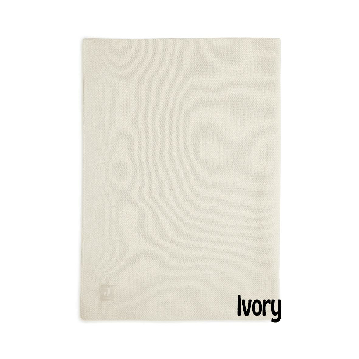 Wiegdeken met naam 70×100 cm – Jollein Basic Knit