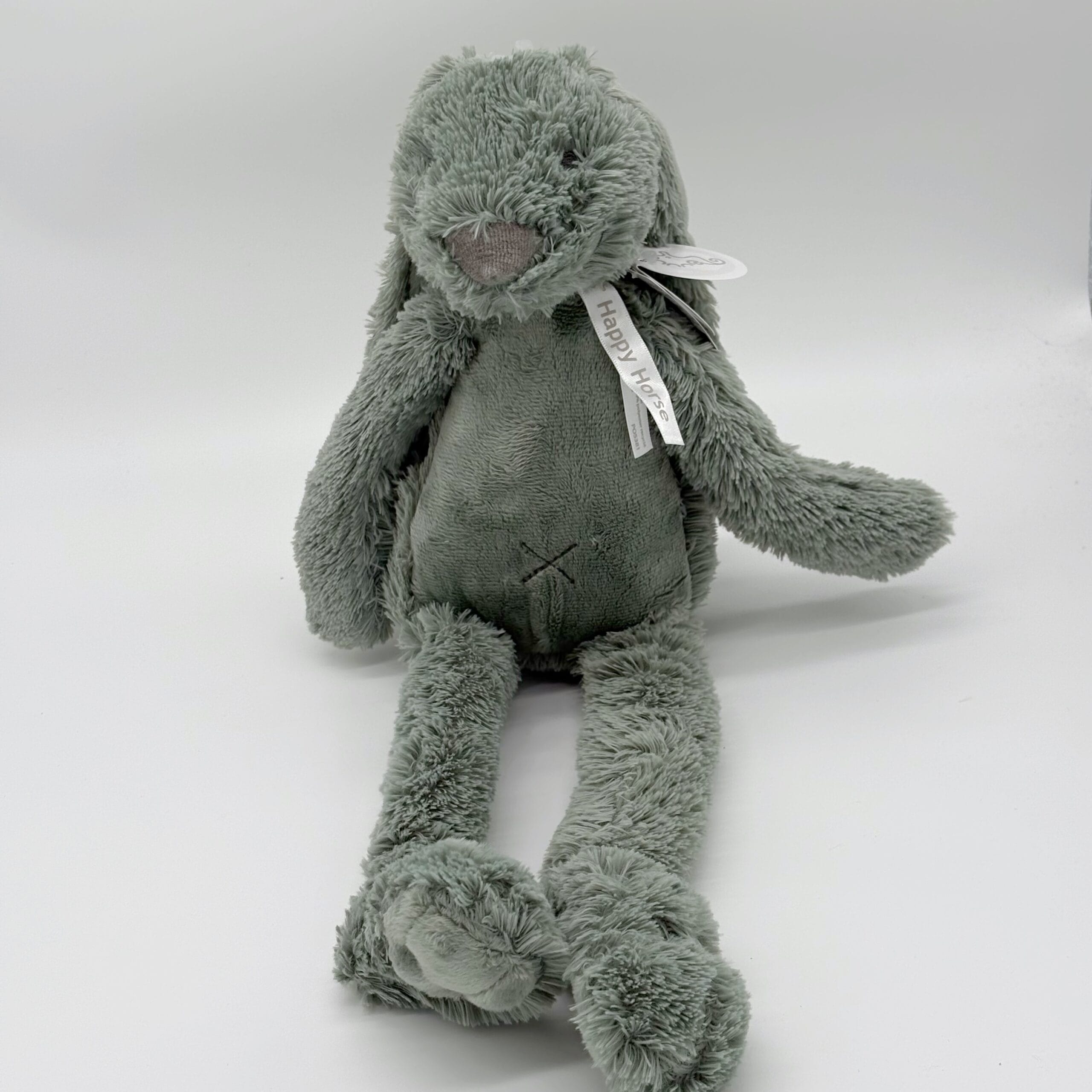 Happy Horse knuffel met naam konijn Richie 38 cm Old Green
