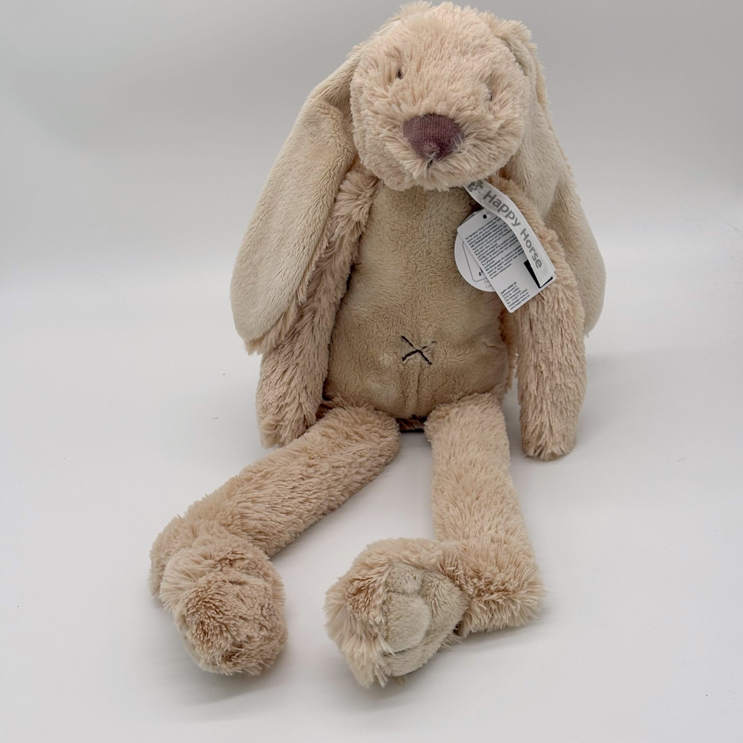 Happy Horse knuffel met naam konijn Richie 38 cm beige