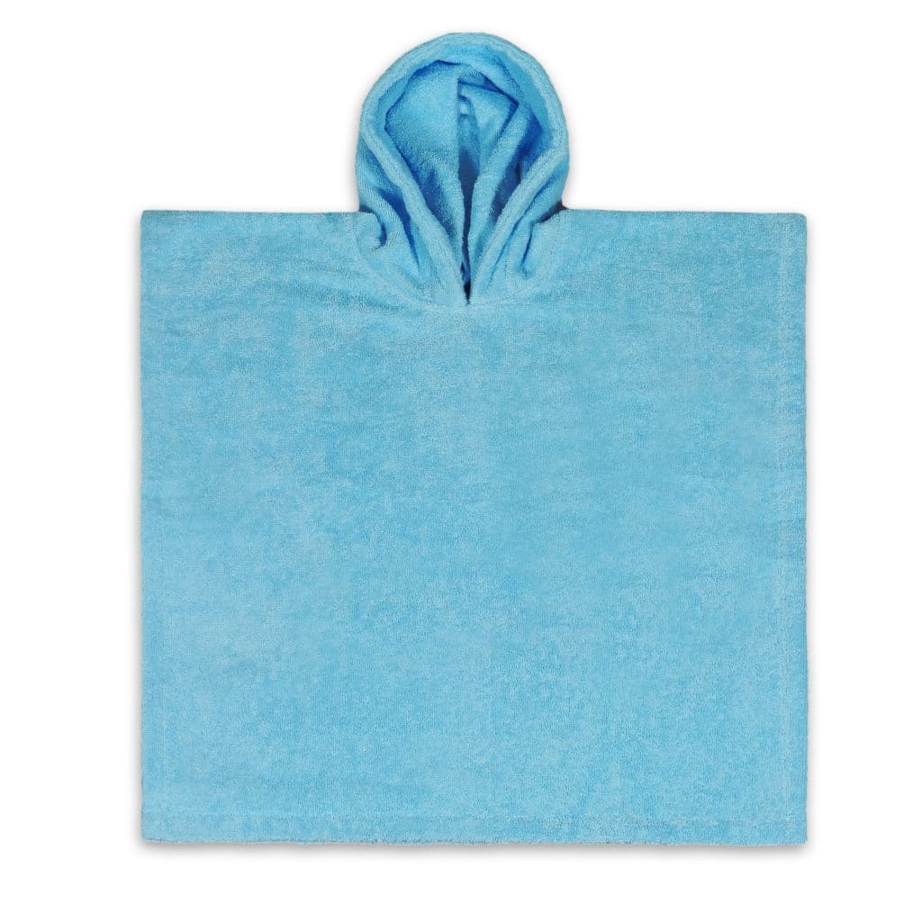 Badponcho met naam geborduurd voor baby en kind