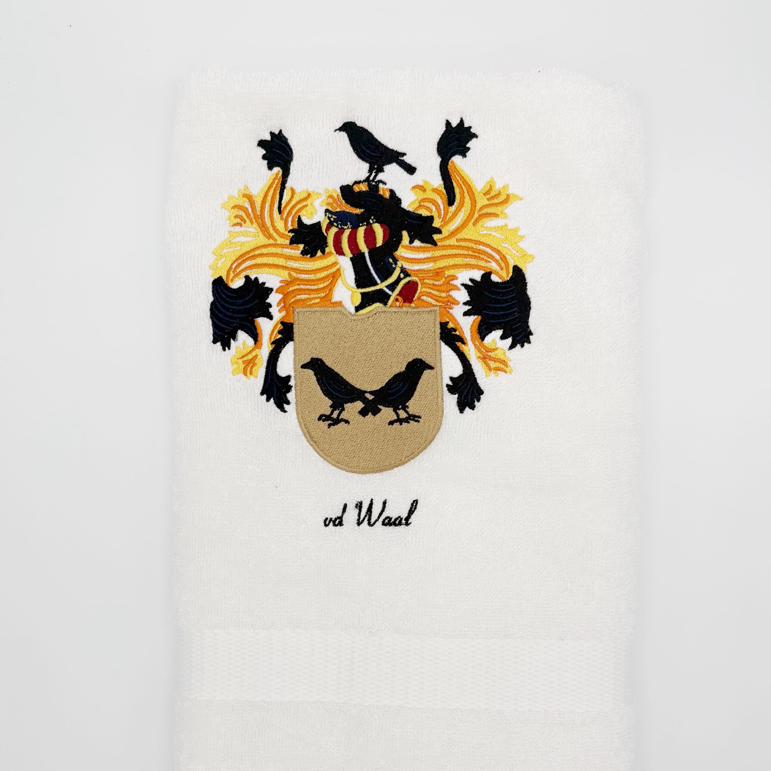 handdoek met familiewapen