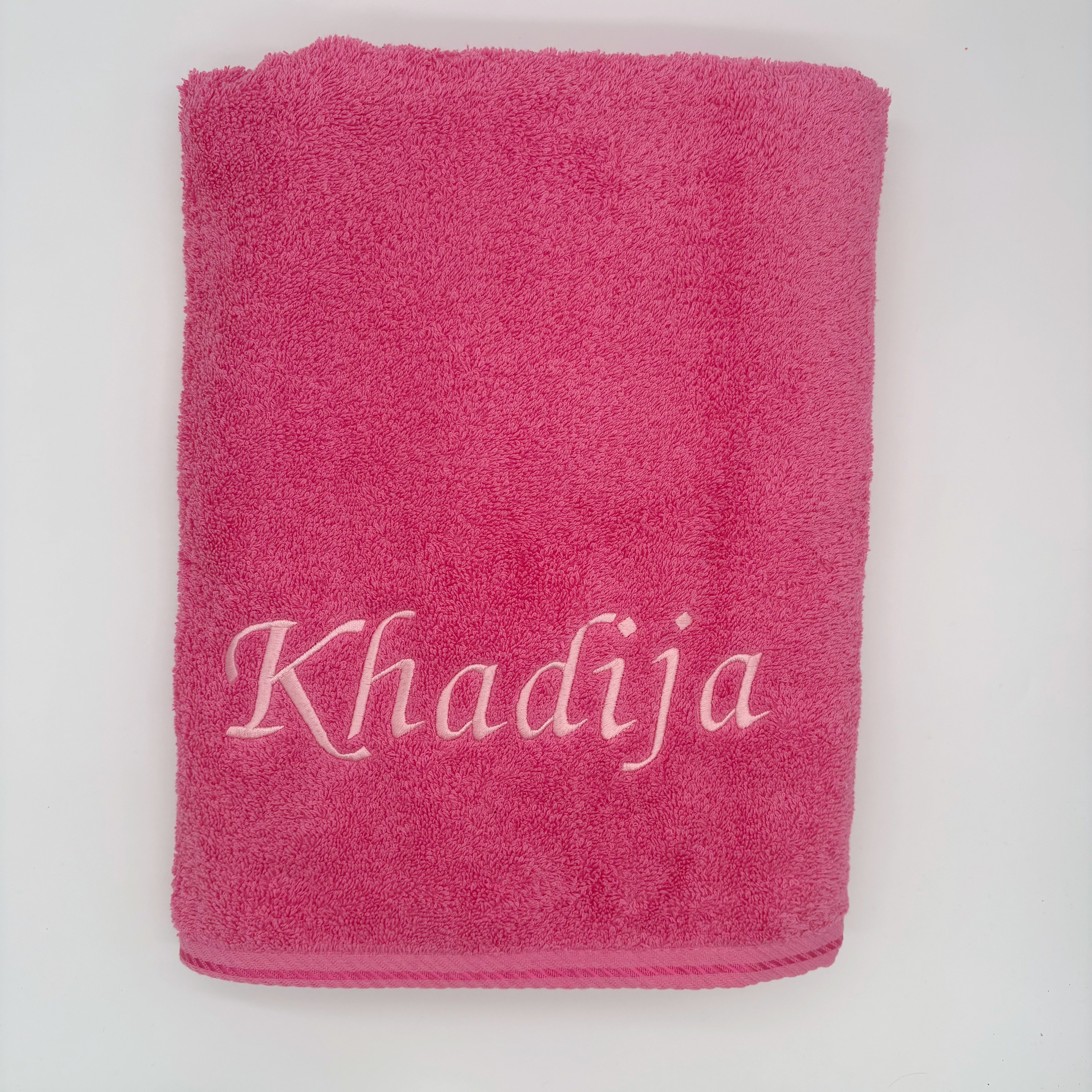 Luxe badhanddoek met naam – 70x140 cm