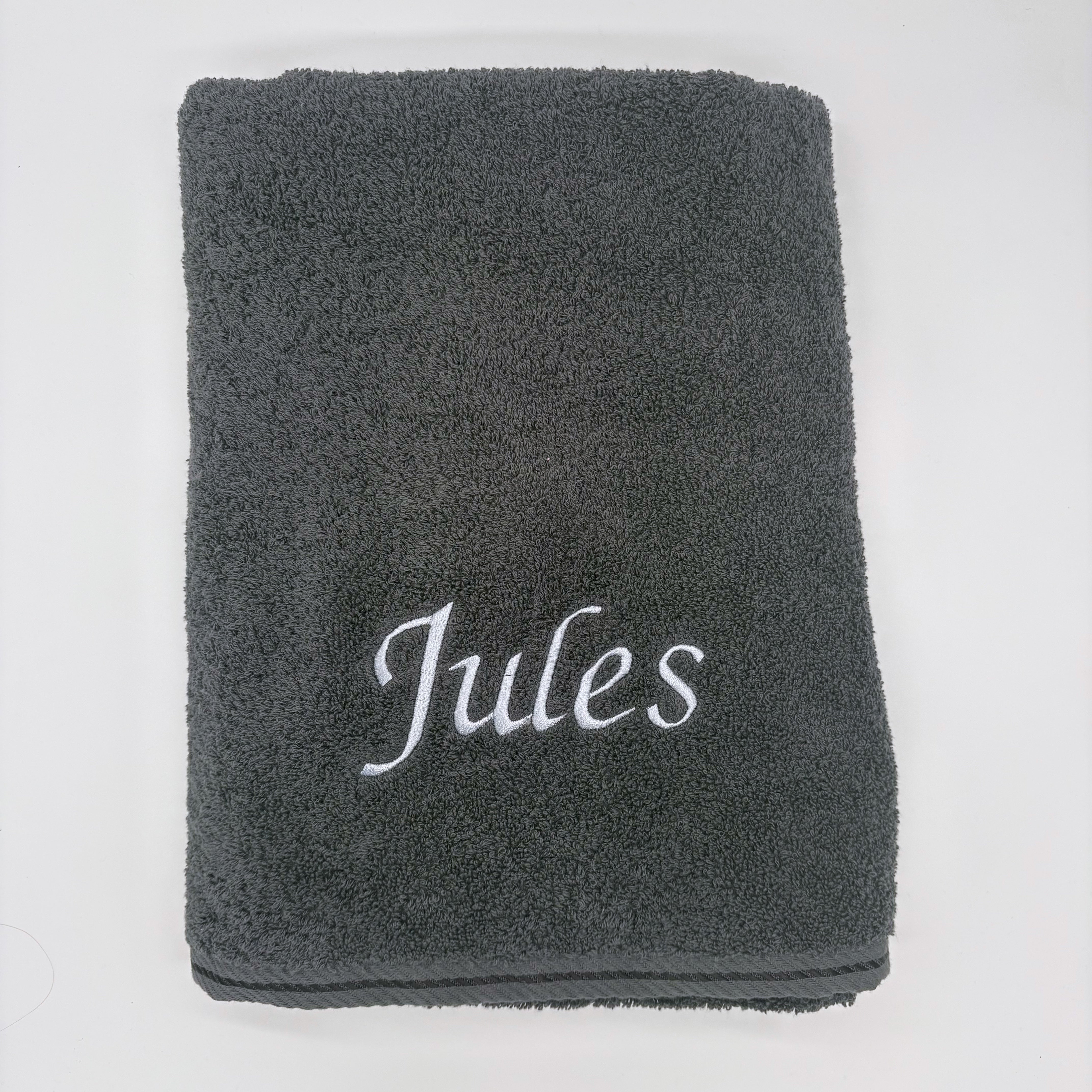 Luxe badhanddoek met naam – 70x140 cm
