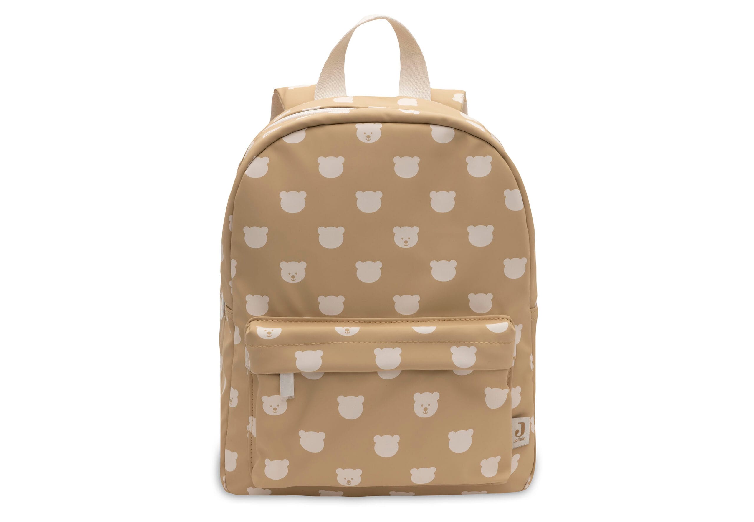 Jollein rugtasje met naam en vrolijke teddybeer print