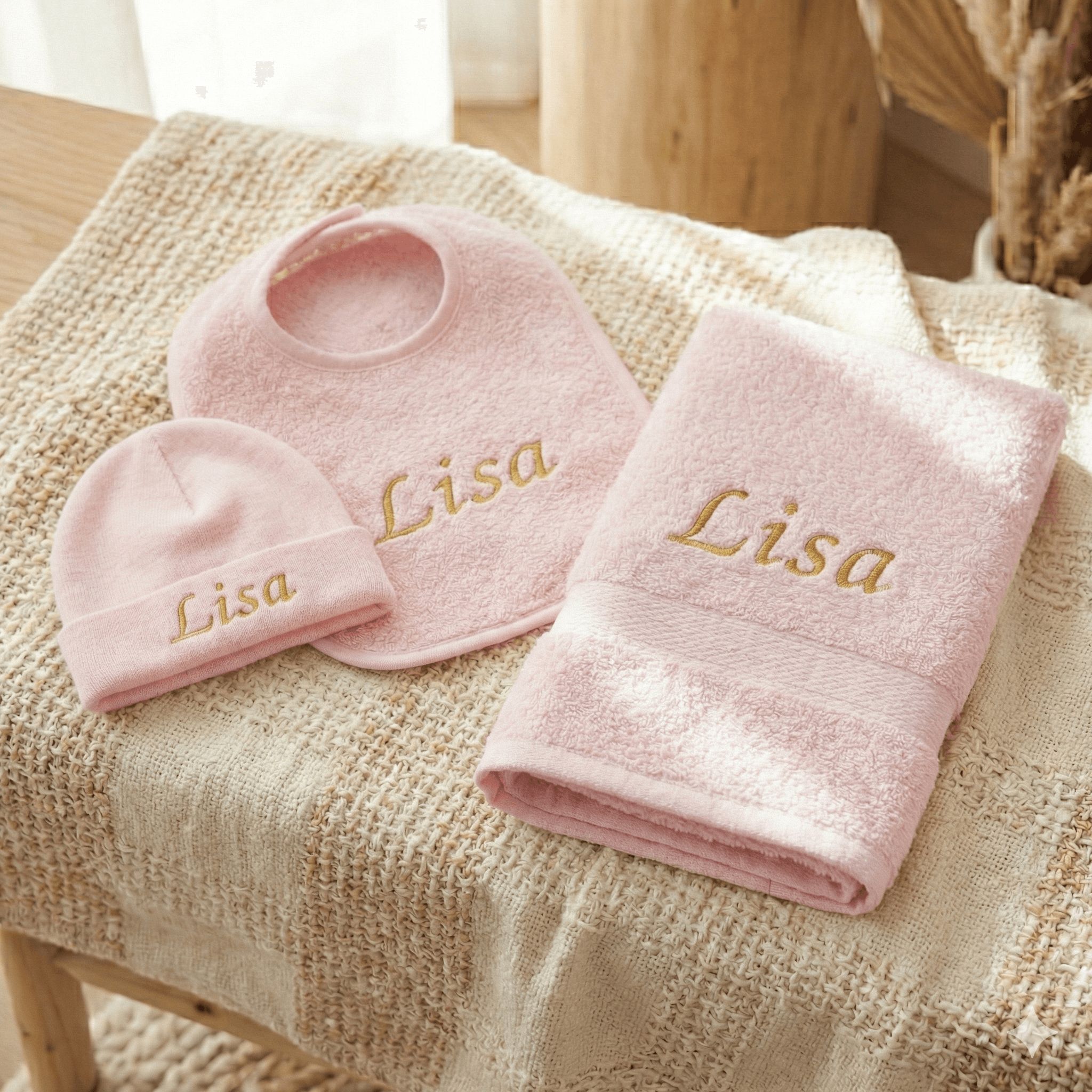 Budget kraampakket met naam – 3 delig