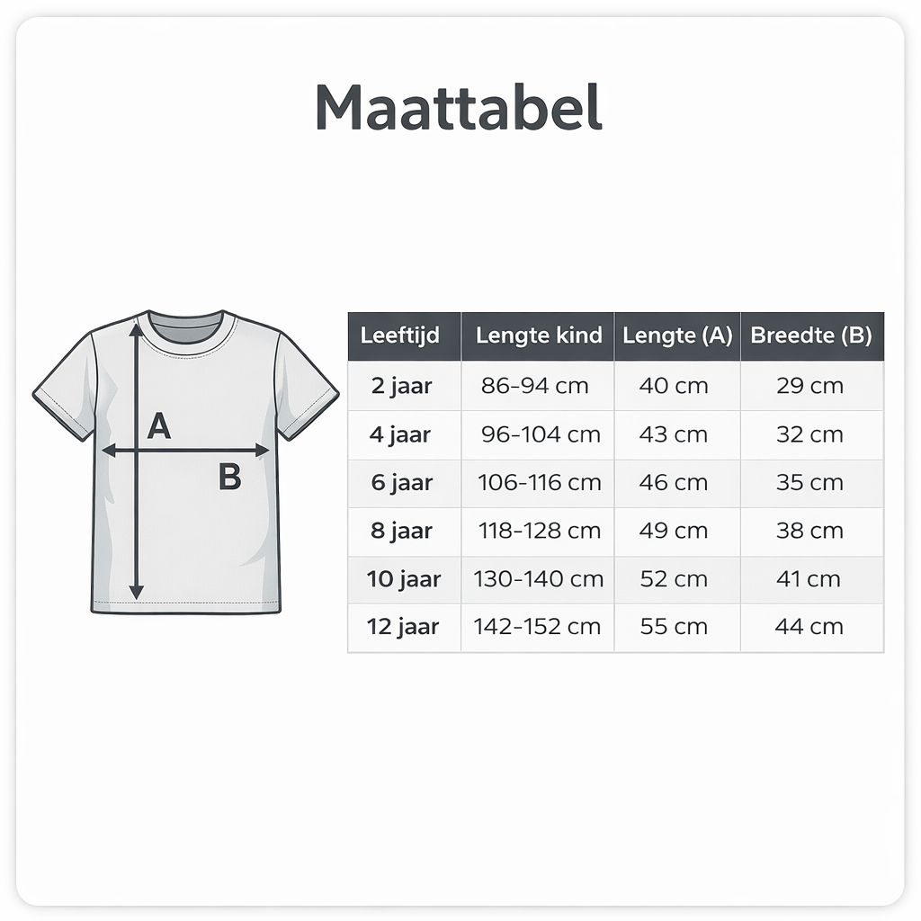Koningsdag shirt met naam kind - Oranje shirt