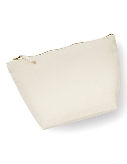 Naturel toilettas met naam geborduurd van canvas