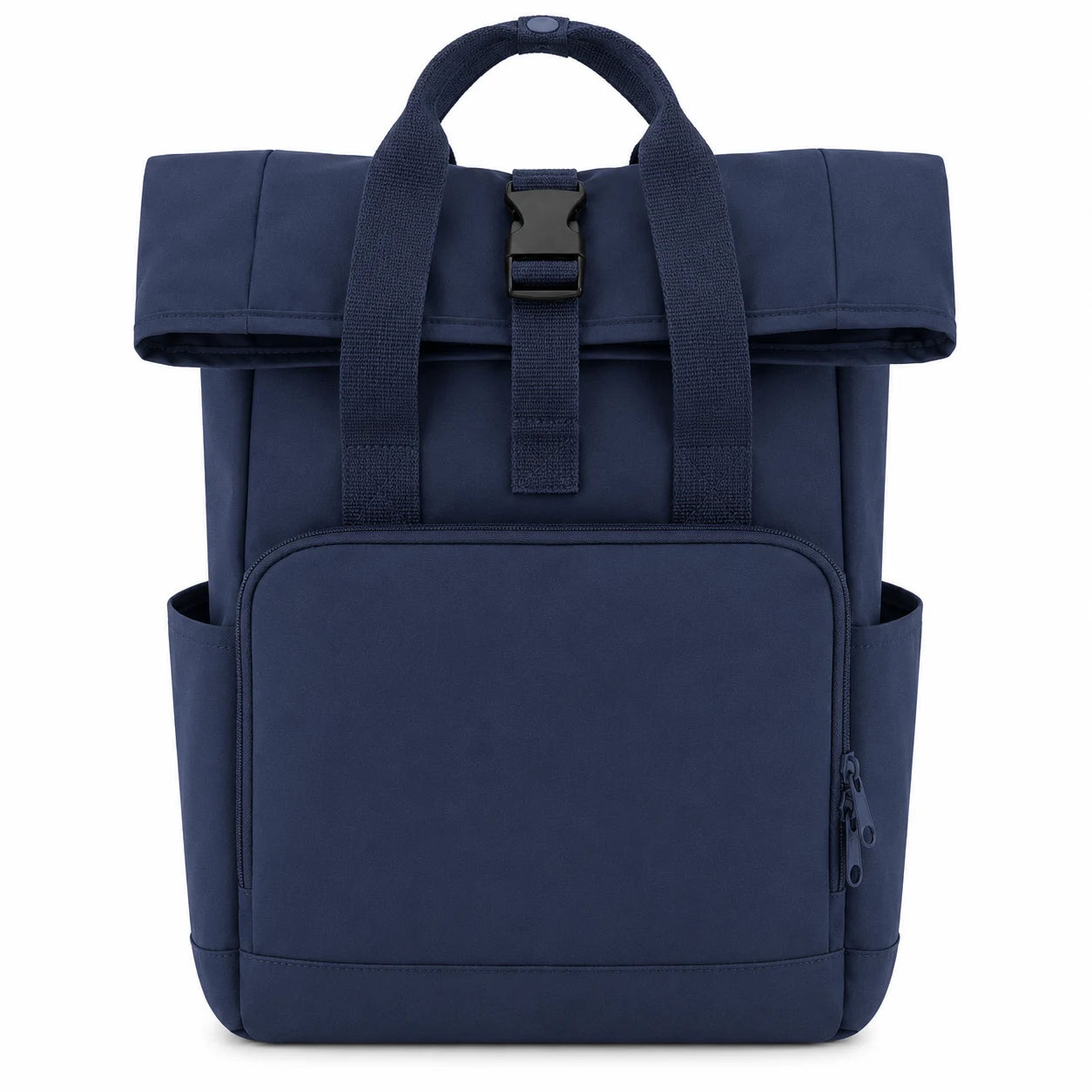 Roll top rugzak met naam – BagBase 14 liter blauw