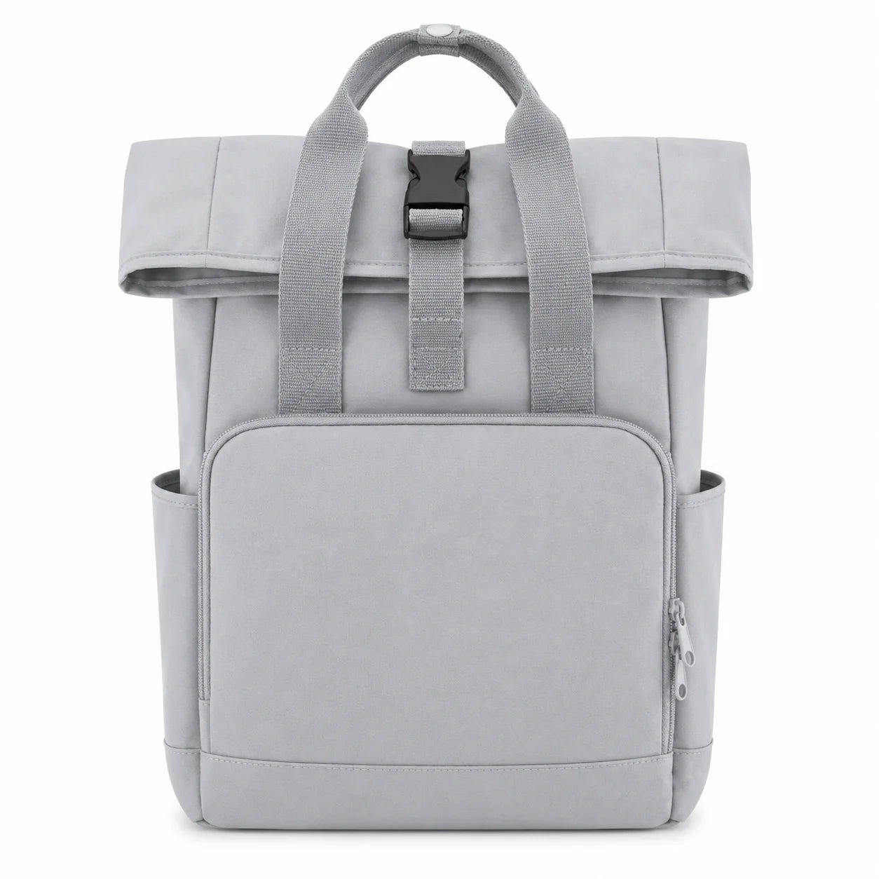 Roll top rugzak met naam – BagBase 14 liter grijs