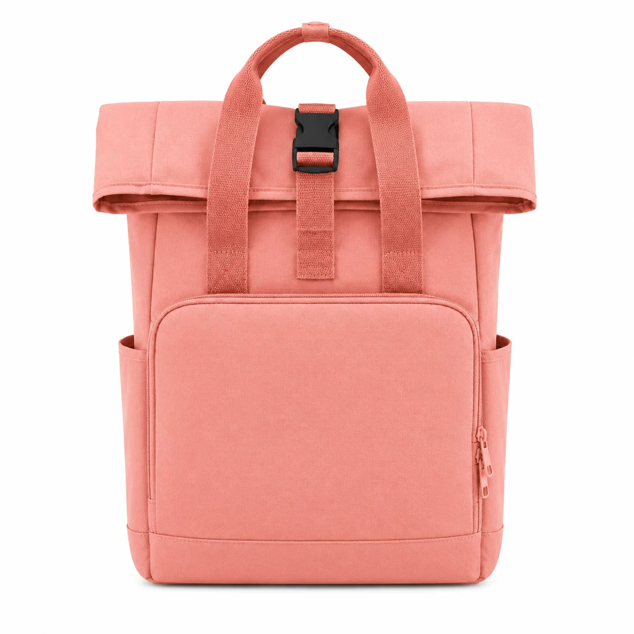 Roll top rugzak met naam – BagBase 14 liter roze