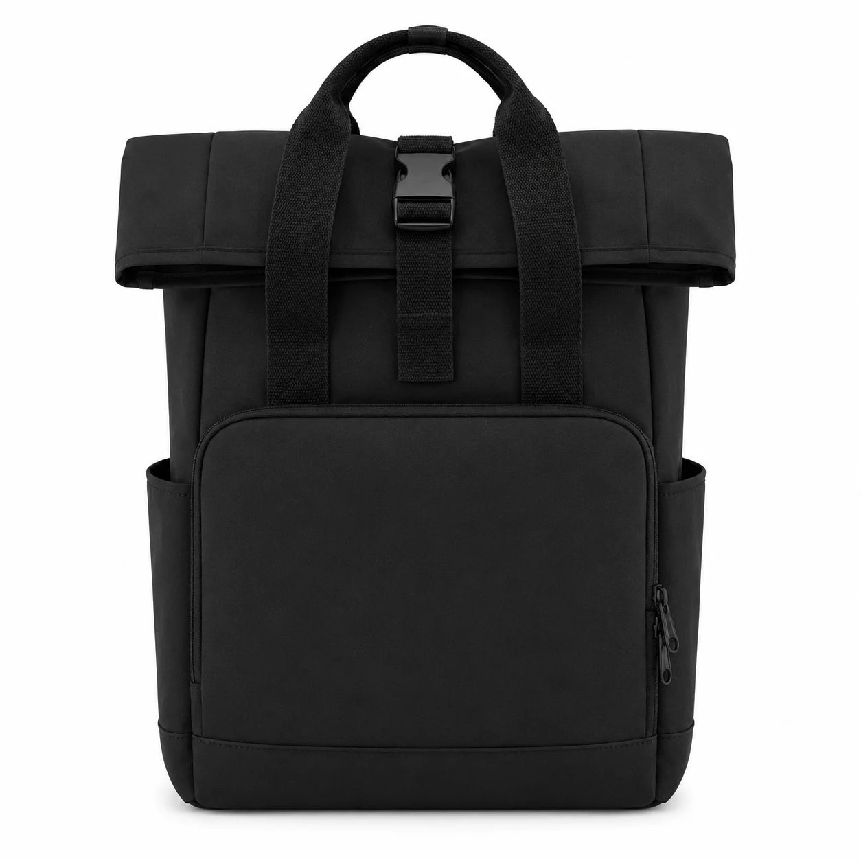 Roll top rugzak met naam – BagBase 14 liter zwart