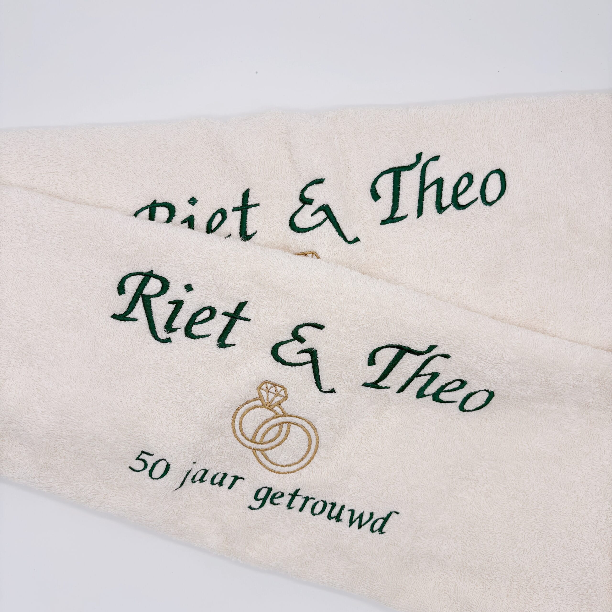 Huwelijk handdoekenset – 50x100 cm – Vele kleuren