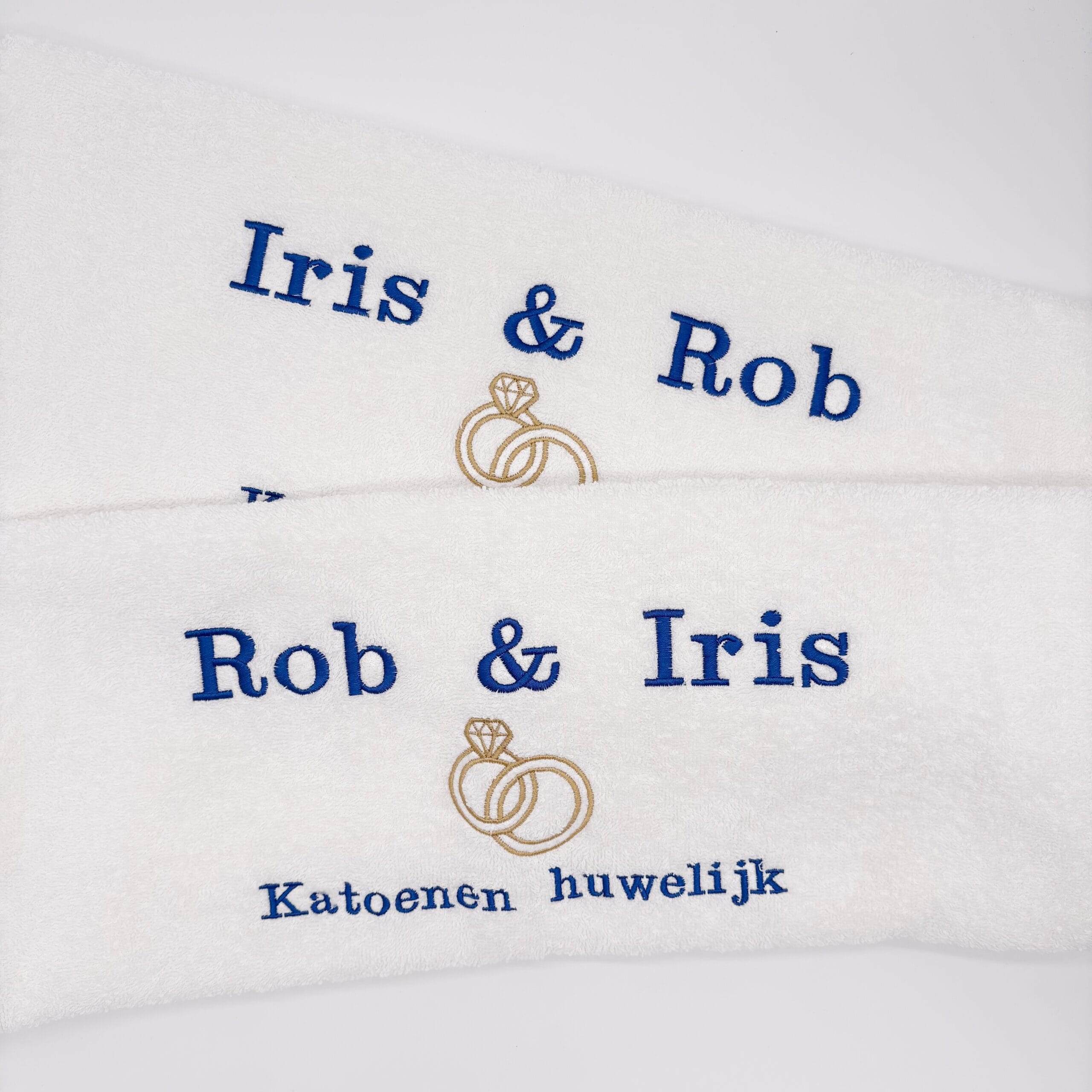 Huwelijk handdoekenset – 50x100 cm – Vele kleuren