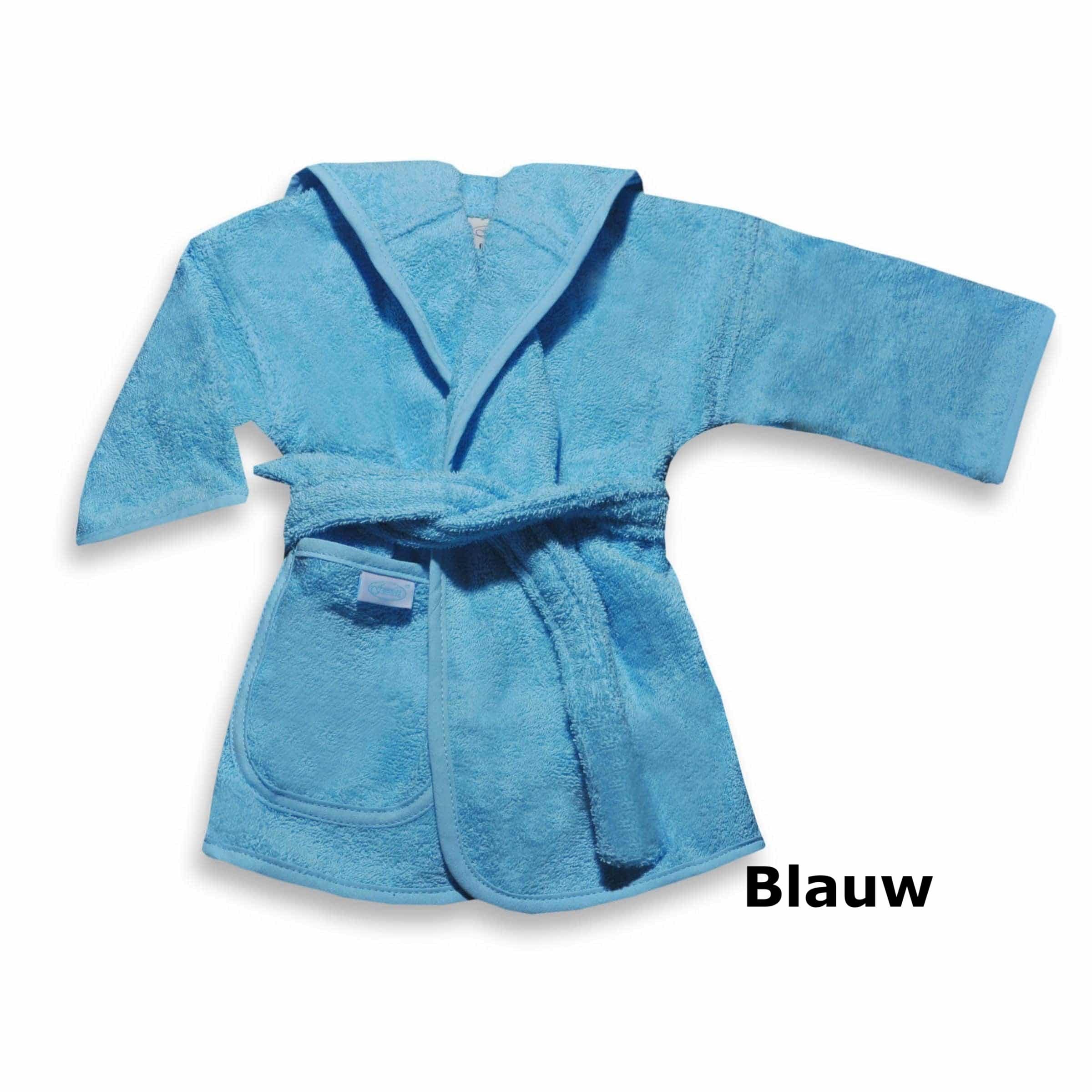 badjas blauw