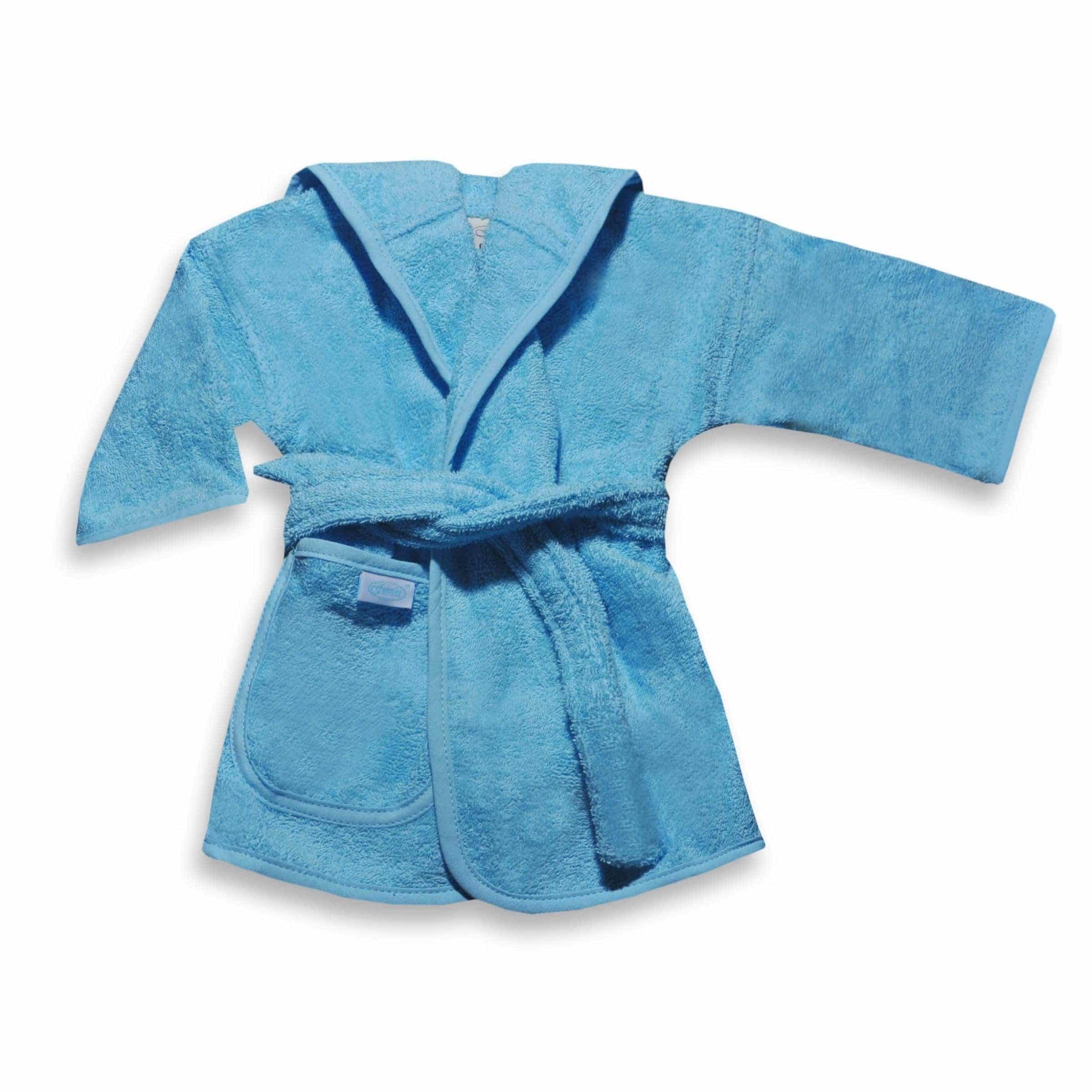 badjas blauw