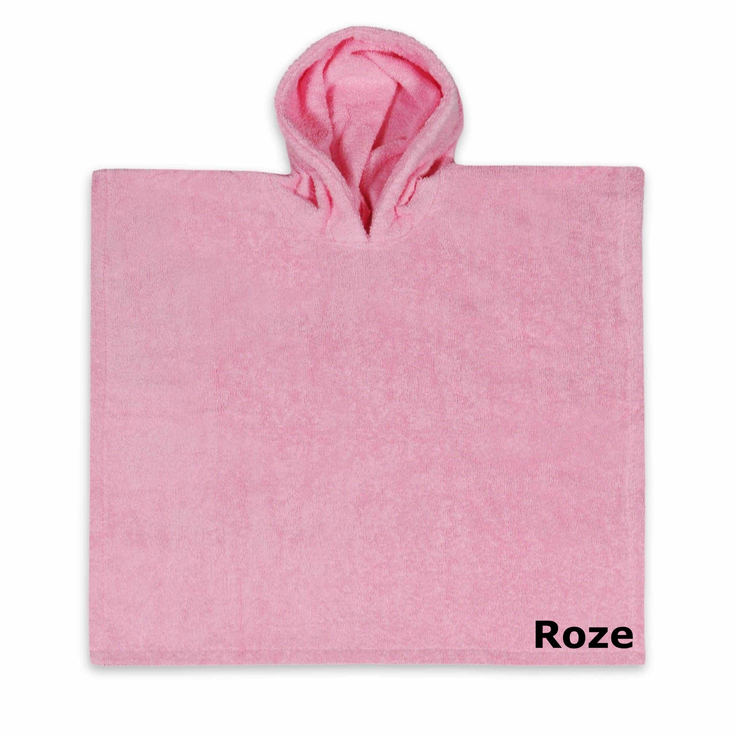 roze poncho baby