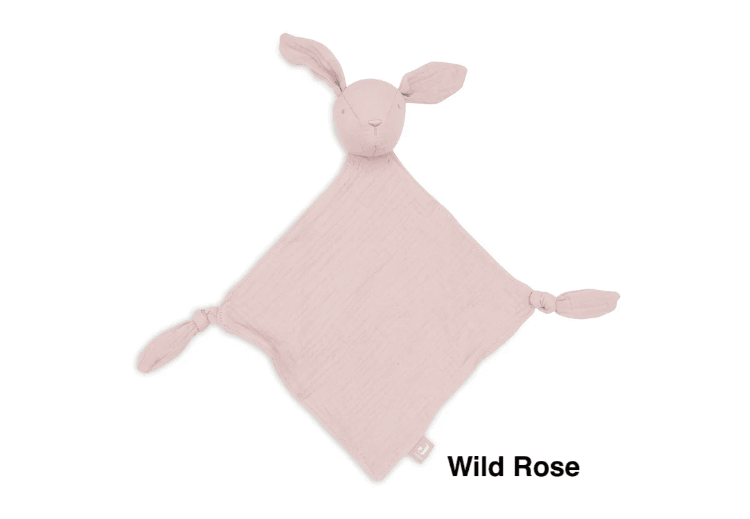 Speendoekje met naam in diverse kleuren – Moonstone, Nougat, Olive Green en Wild Rose