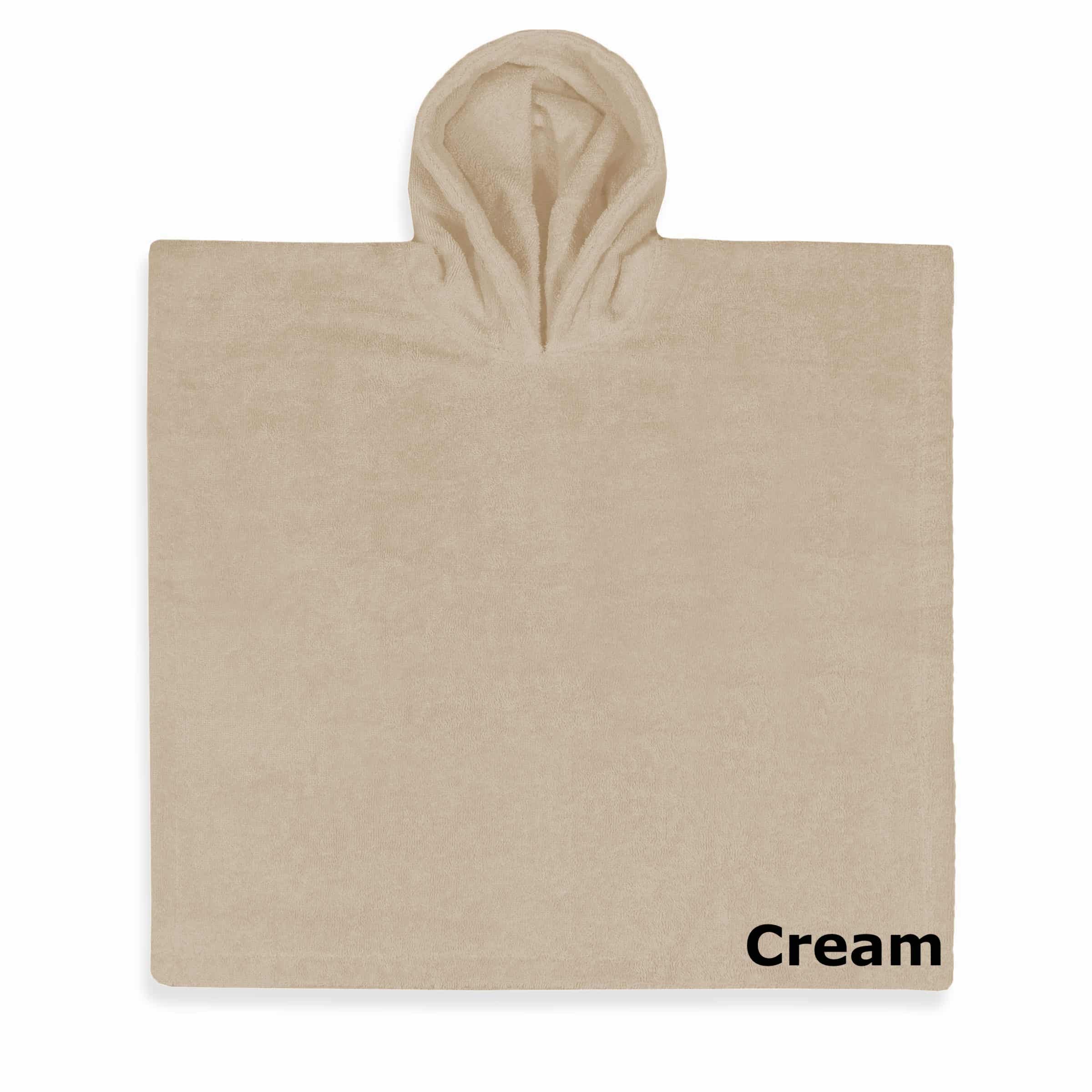 poncho cream baby