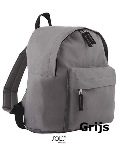 kinder rugzak grijs