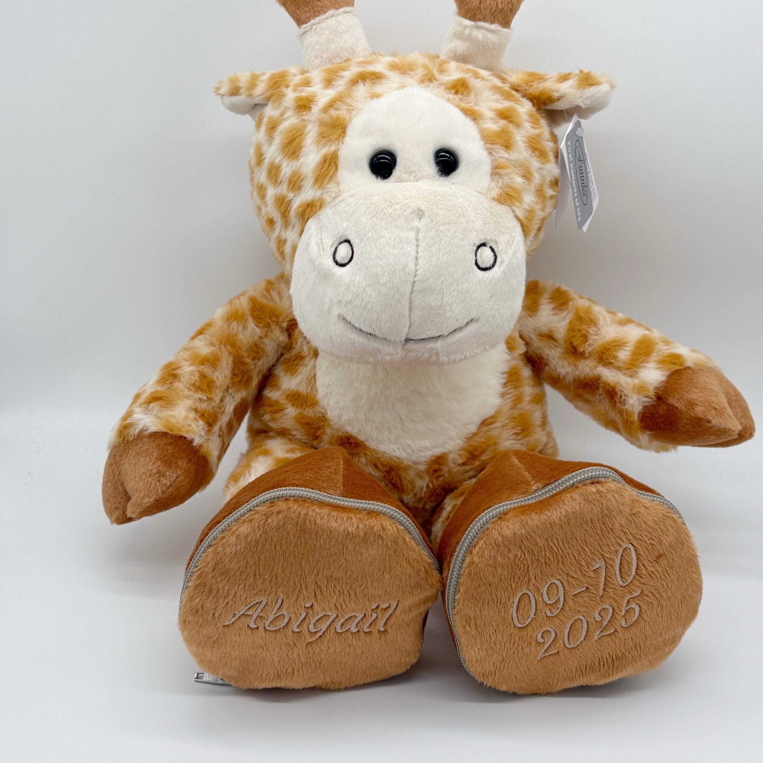 Geboorteknuffel met naam en geboortedatum – Verschillende dieren