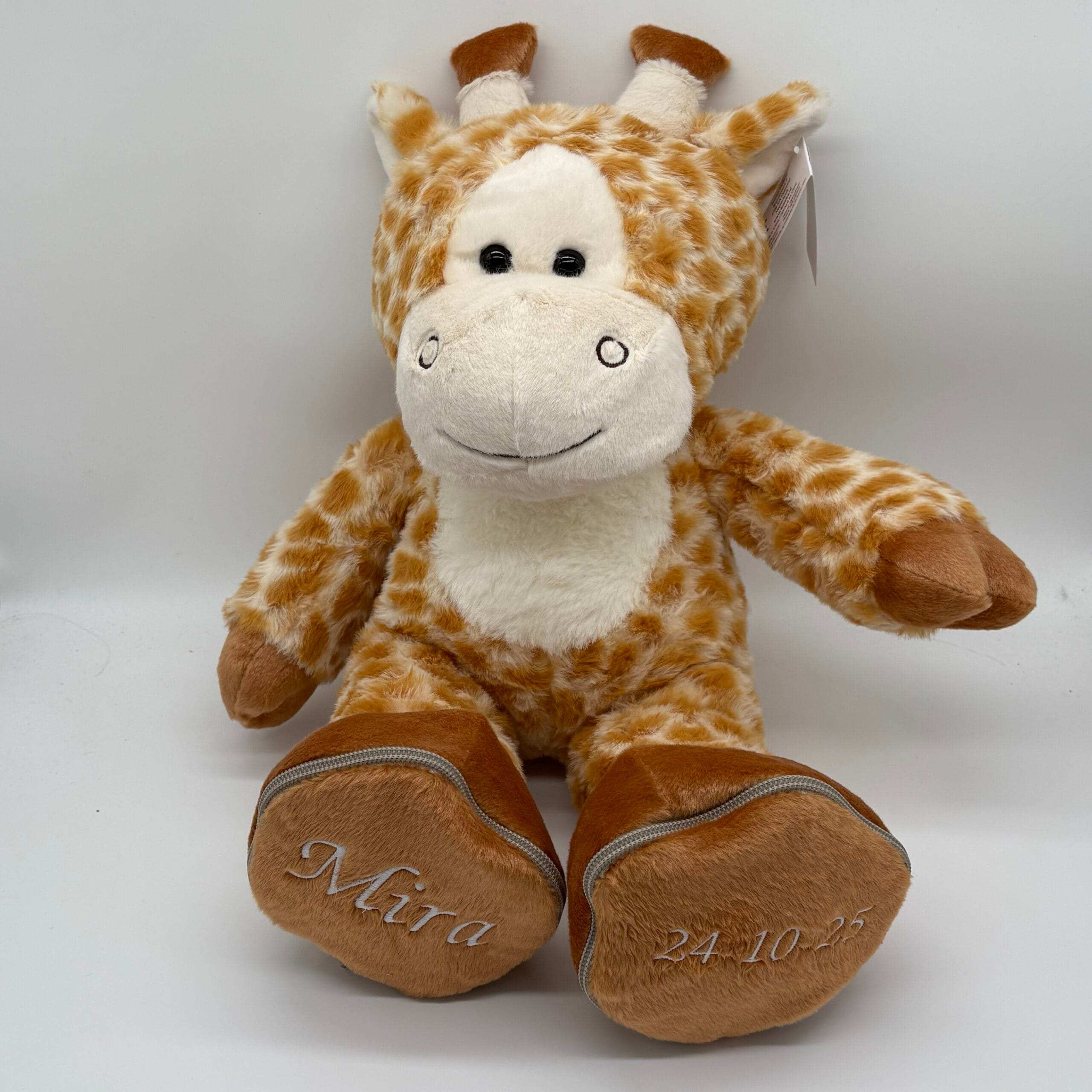 Geboorteknuffel met naam en geboortedatum – Verschillende dieren