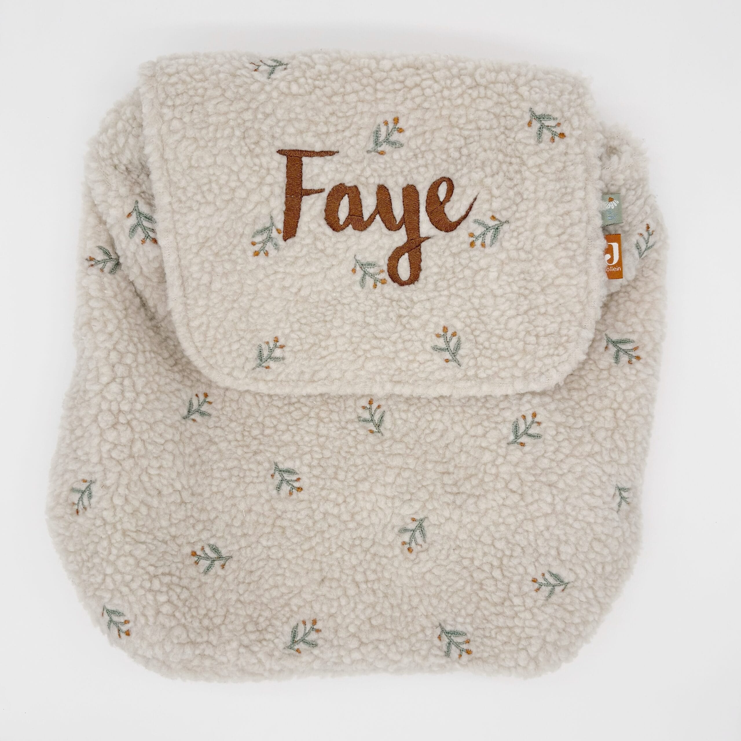 Jollein Teddy Rugzak met naam – Lovely variant