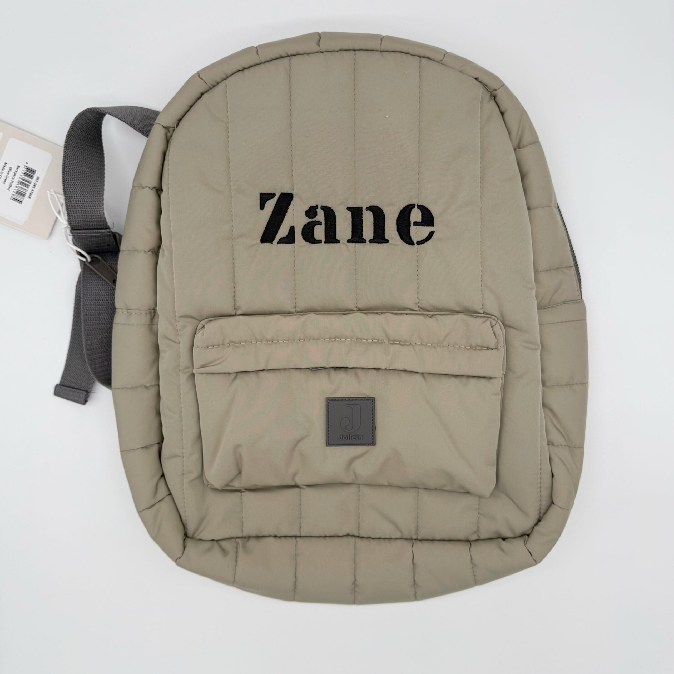 Jollein rugtasje met naam – Puffed kinderrugzakje geborduurd