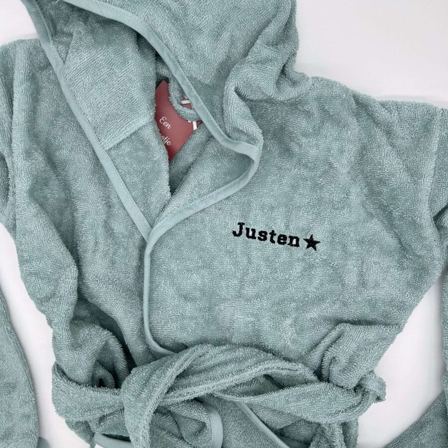 badjas met naam 8-10 kinderen kopen