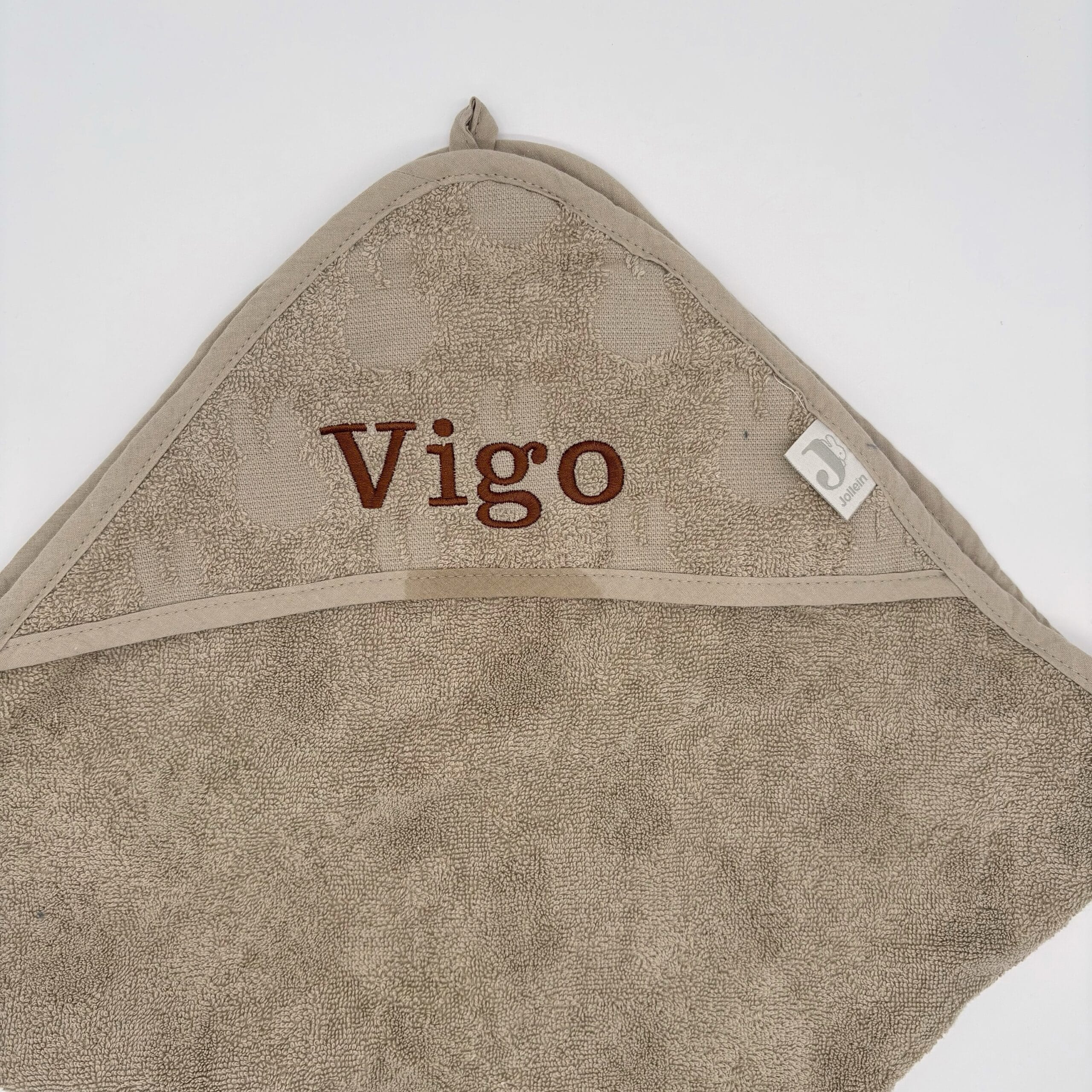 jollein badcape Nijntje Nougat met naam Vigo
