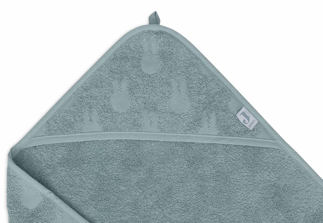Nijntje badcape blauw groen muts