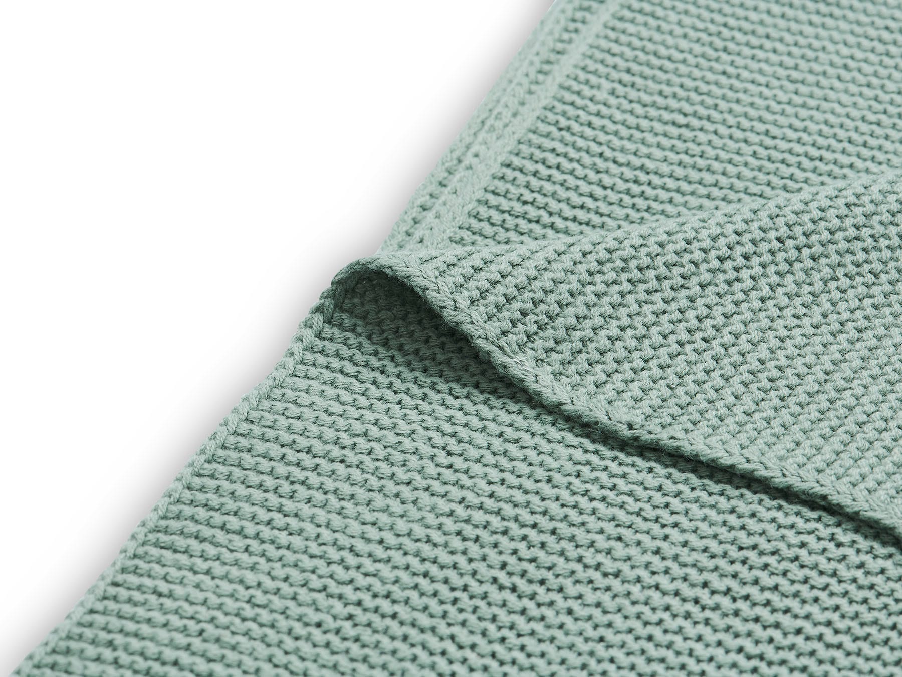 jollein wiegdeken forest green detail