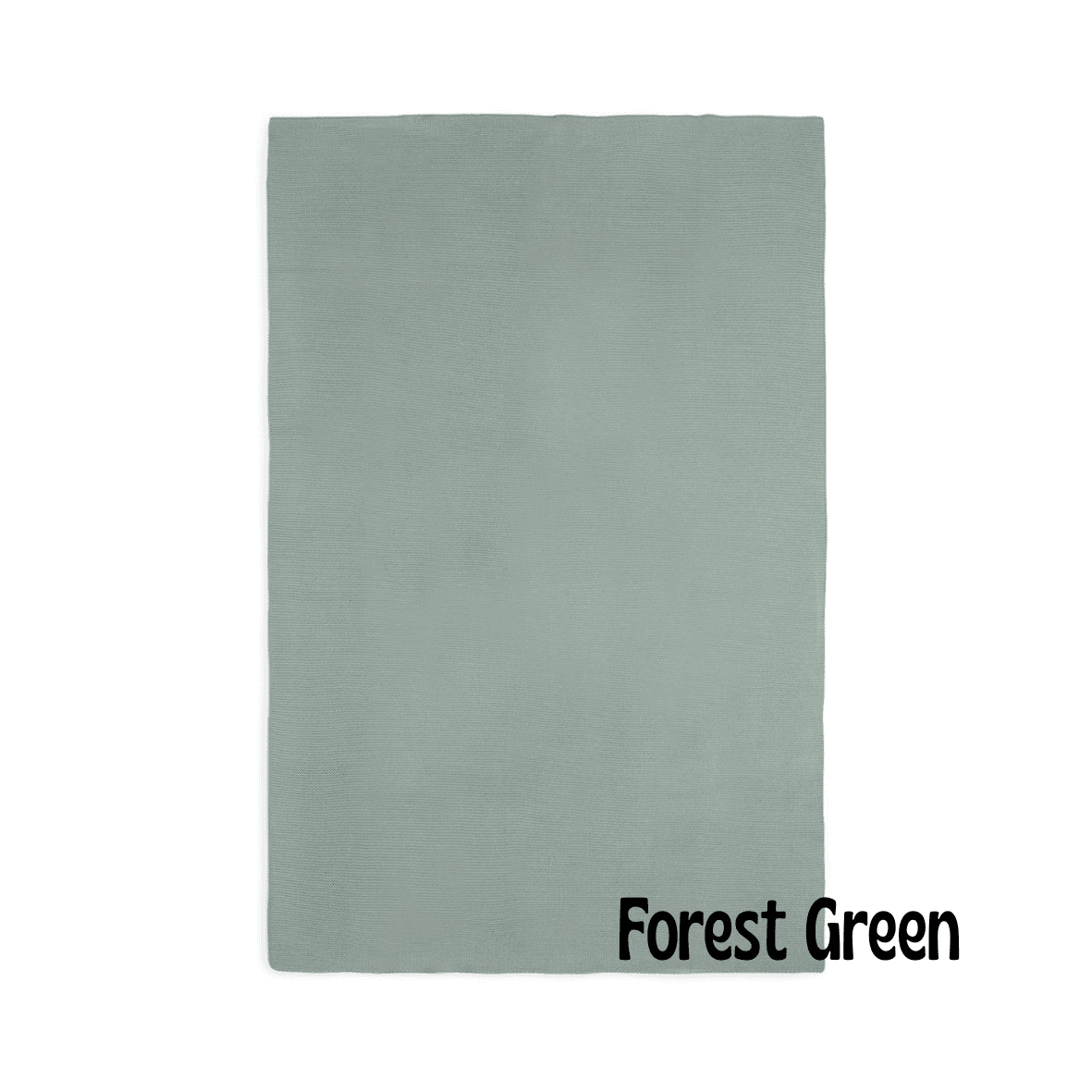 jollein wiegdeken forest green met naam