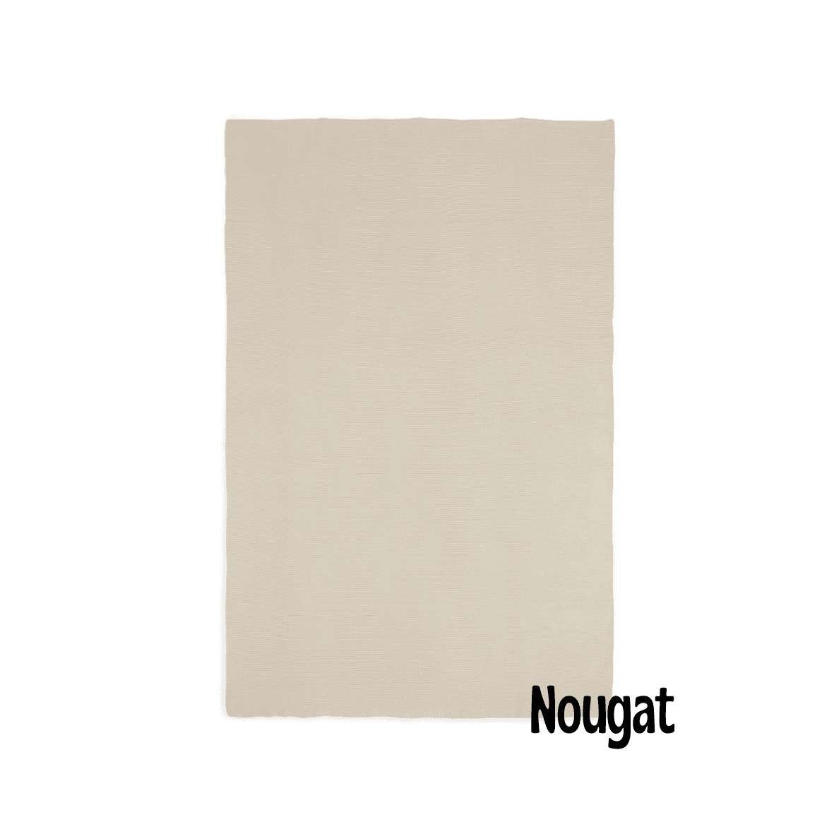 jollein wiegdeken met naam nougat