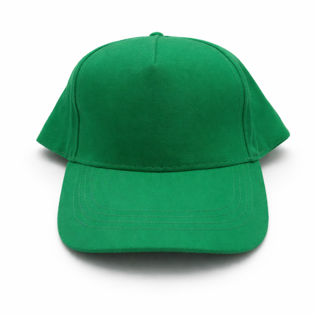Groene pet met eigen naam voor kind, gepersonaliseerde kinderpet voor vakantie en buitenspelen