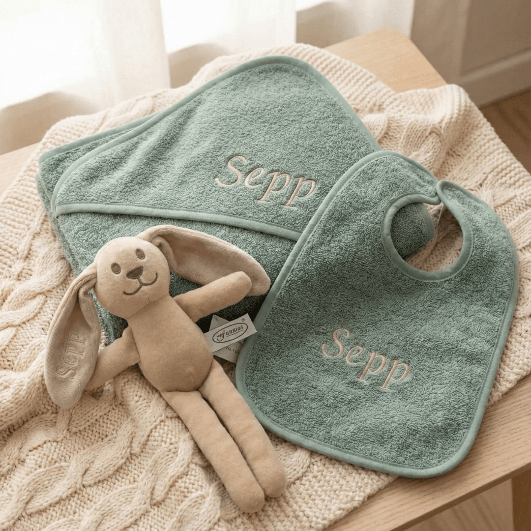 Kraampakket met kleine knuffel – 3 delig