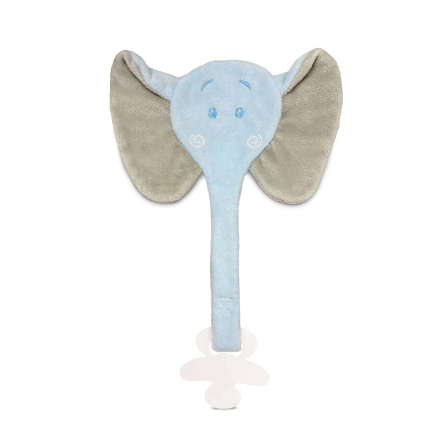speendoek met naam olifant blauw