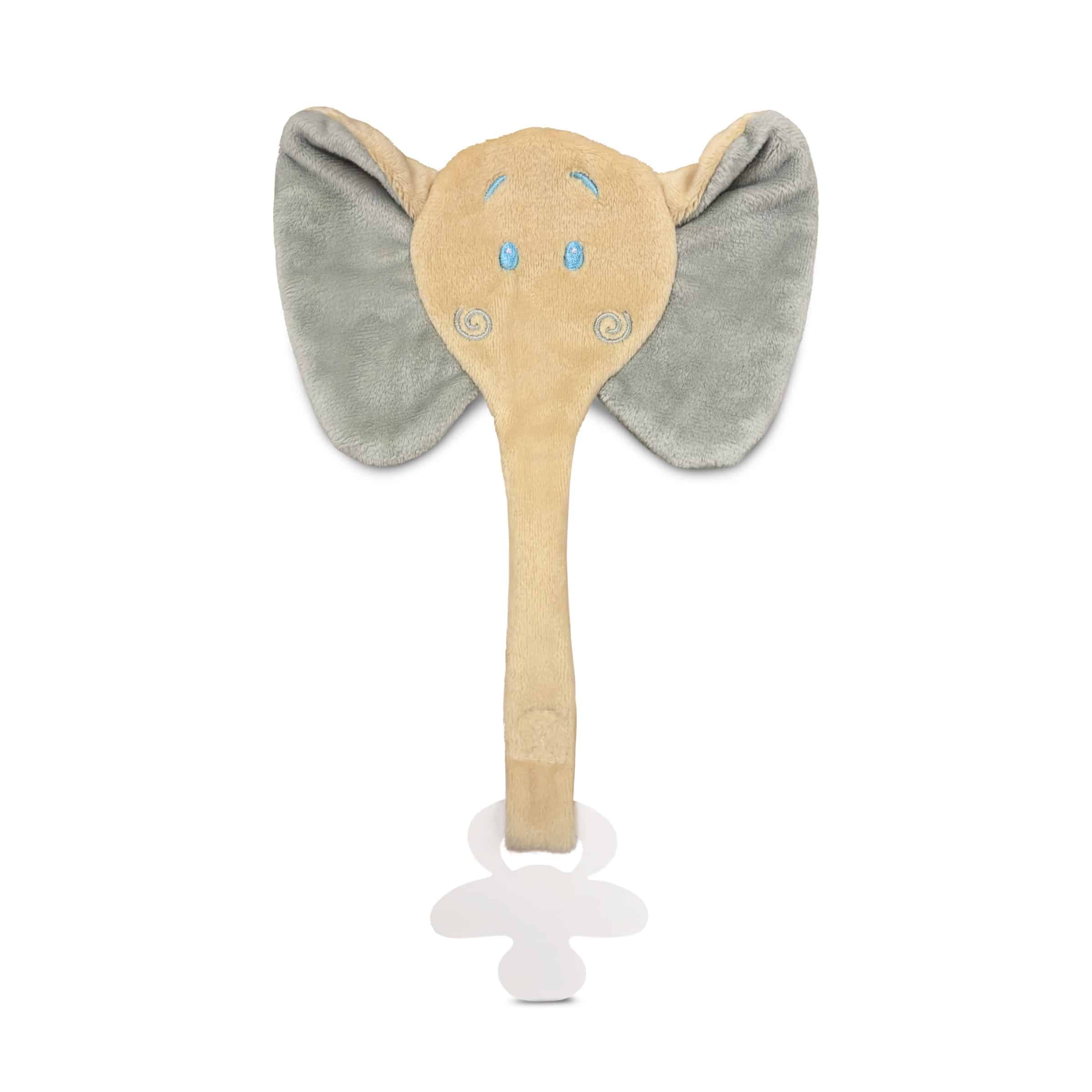 speendoek met naam olifant lichtbruin