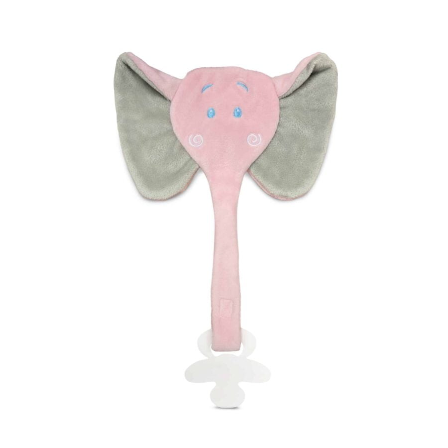 speendoek met naam olifant roze