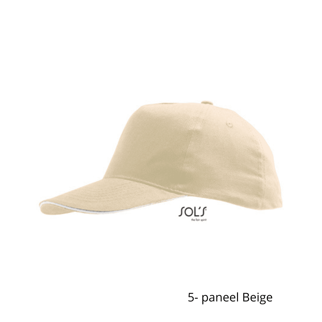 pet met naam beige