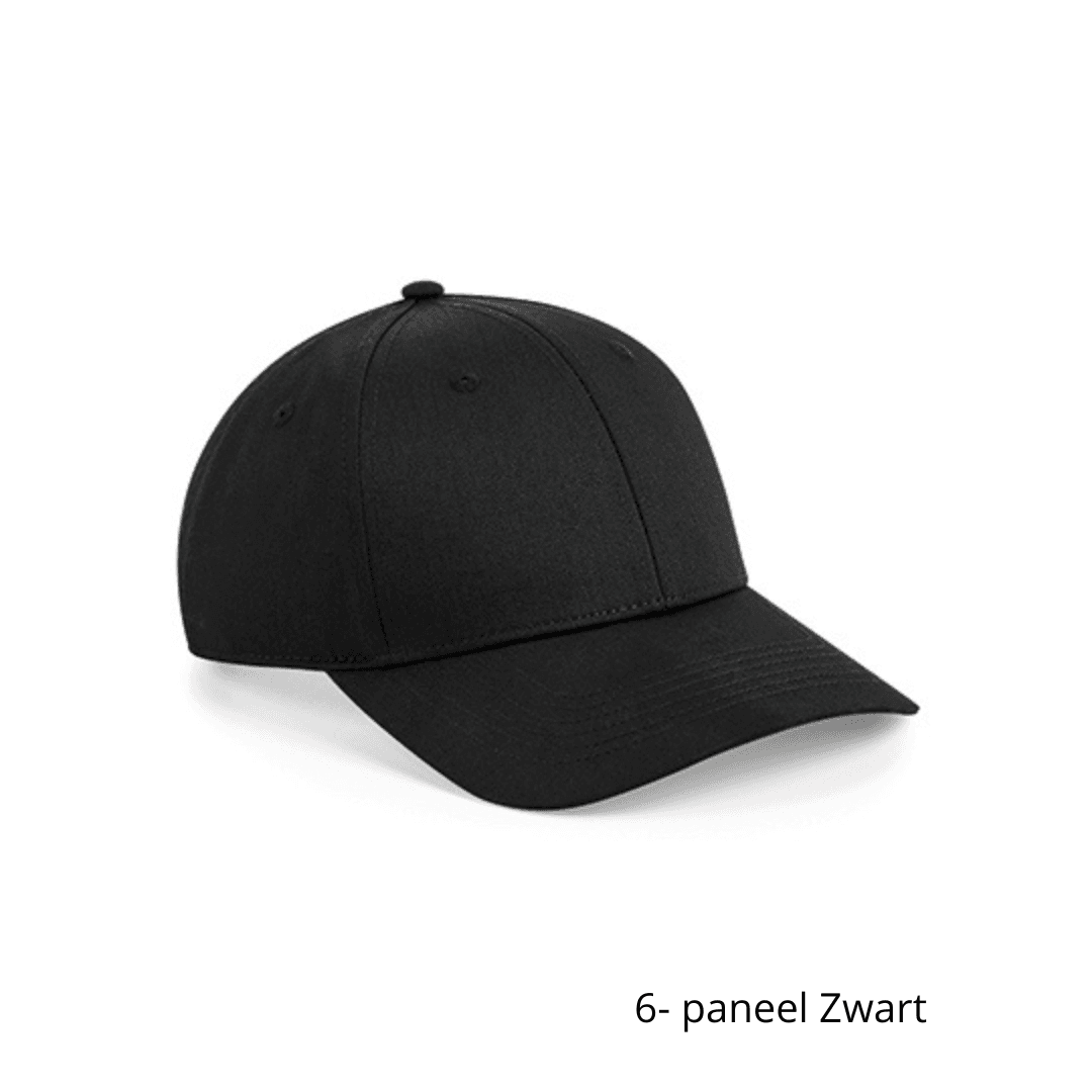 pet met naam zwart