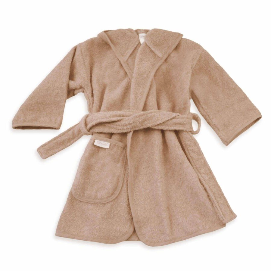 Badjas met logo en naam borduren – kindermaat 0-10 jaar