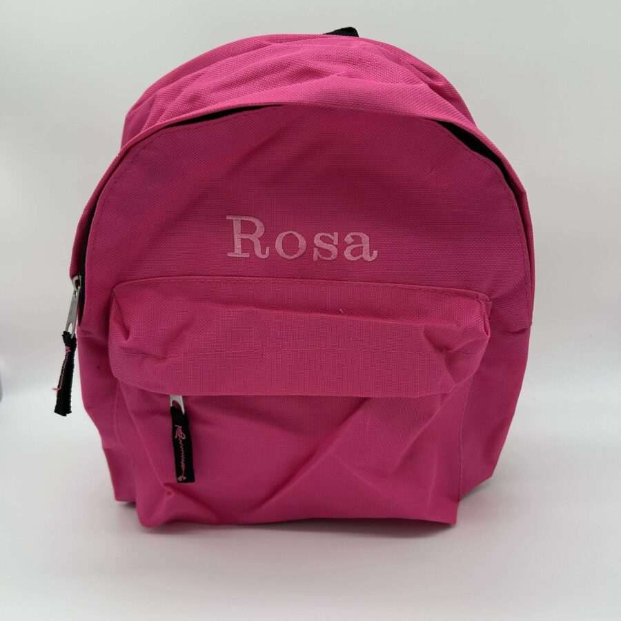 roze tas met naam 