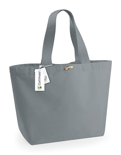 tote bag met naam grijs