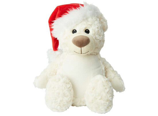 Kerstknuffel met naam – beer of sneeuwman met kerstmuts